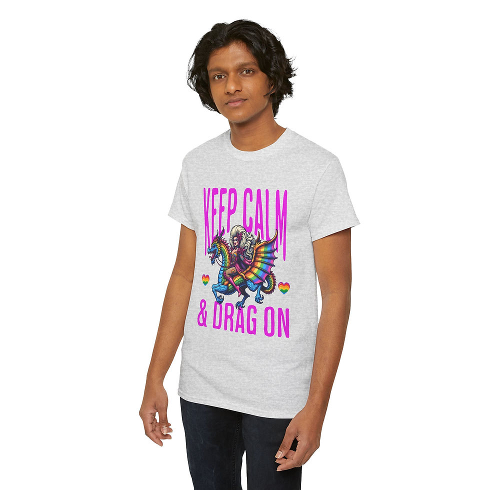Thumbnail: Rainbow LGBTQ Pride Shirt Gay Pride Apparel Support Equality Keep Calm Drag On