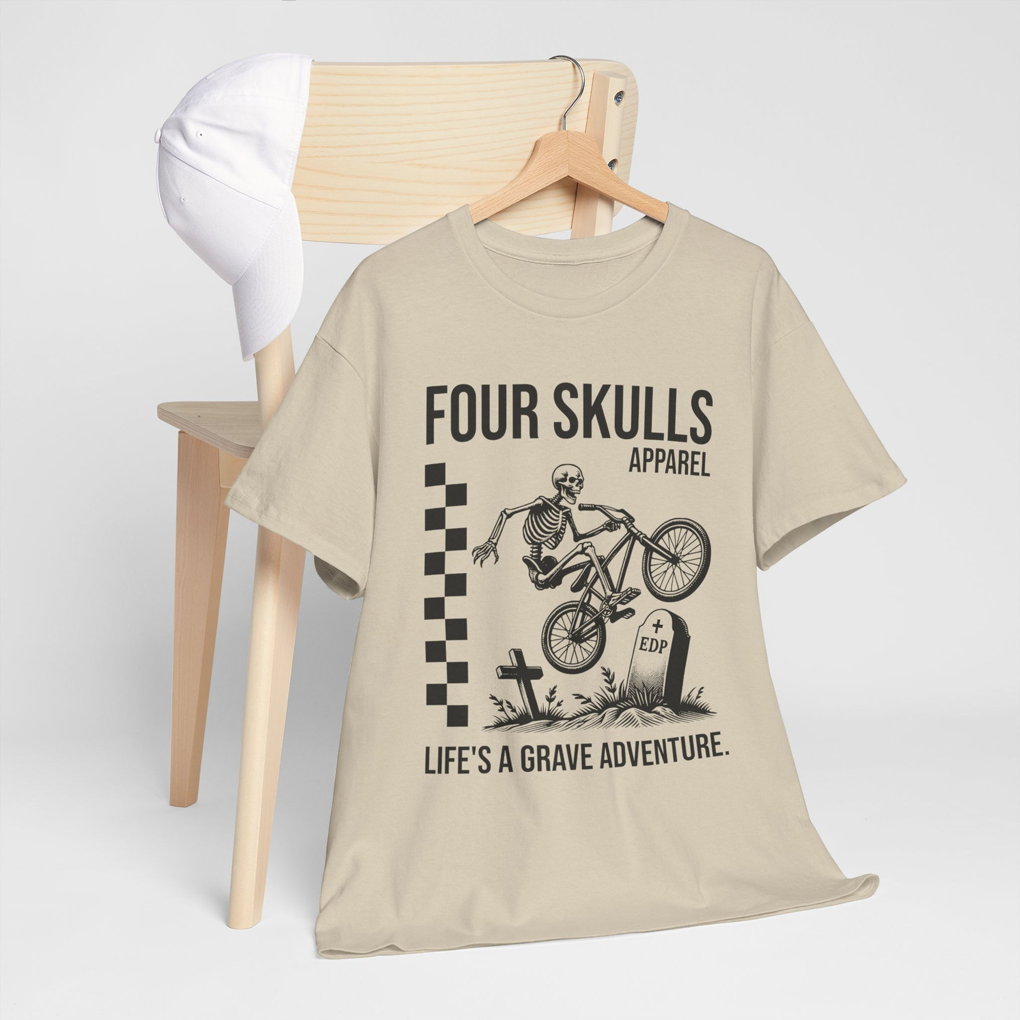 Four Skulls Apparel AdventureExploration Apparel Skeletons Merch Grave Adventure