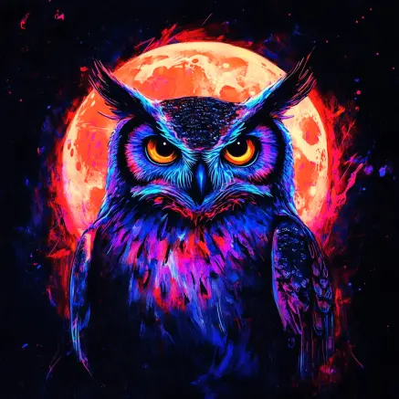 Graphic Digital Art, Birds, Bird, Bird Art, Wildlife, Owl, Owls, Owl Bird