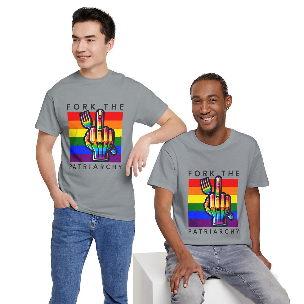 Thumbnail: Rainbow LGBTQ Pride Shirt Gay Apparel Support Equality Pride Fork The Patriarchy