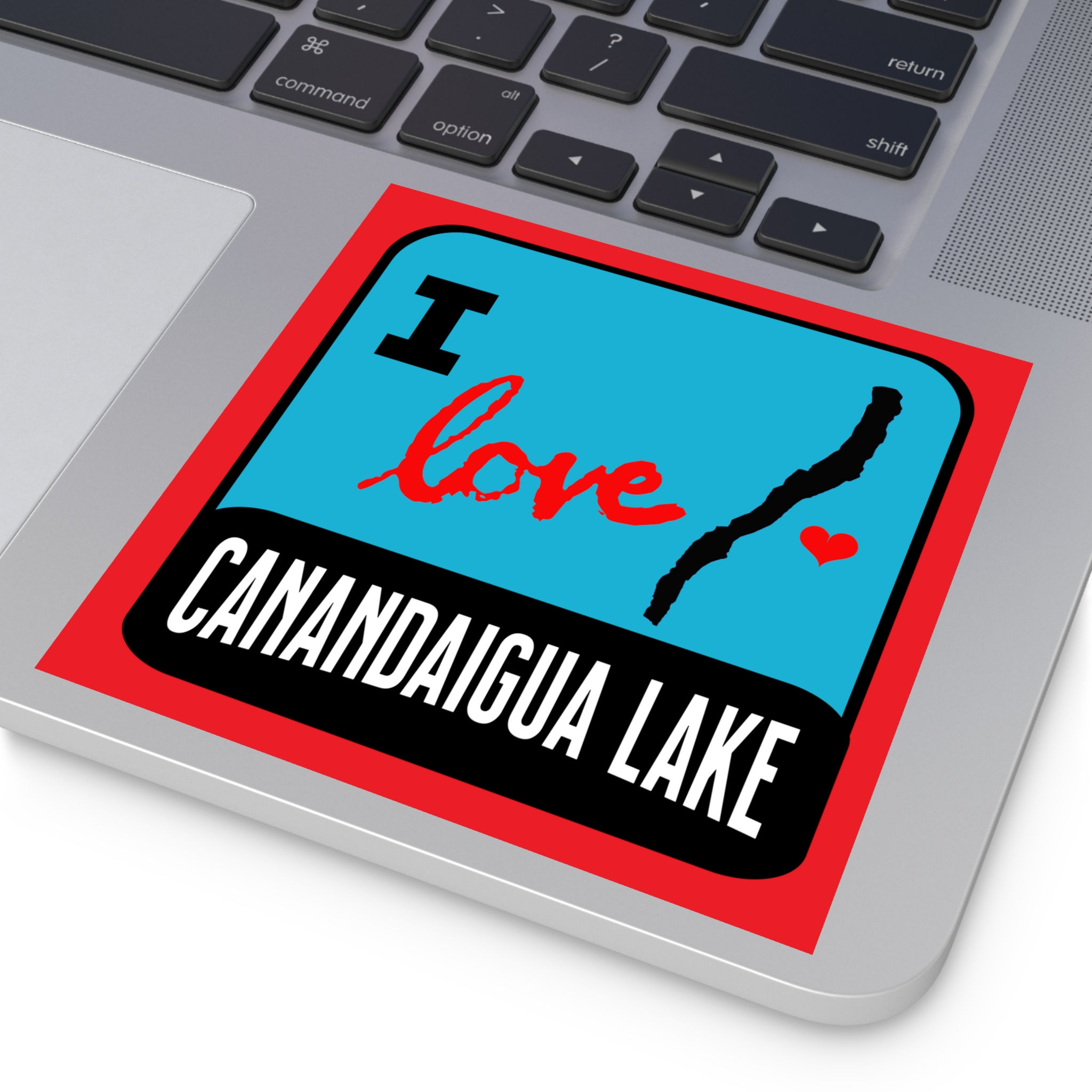 Premium Vinyl Art Sticker, Finger Lakes, Durable Water Resistant, Canandaigua