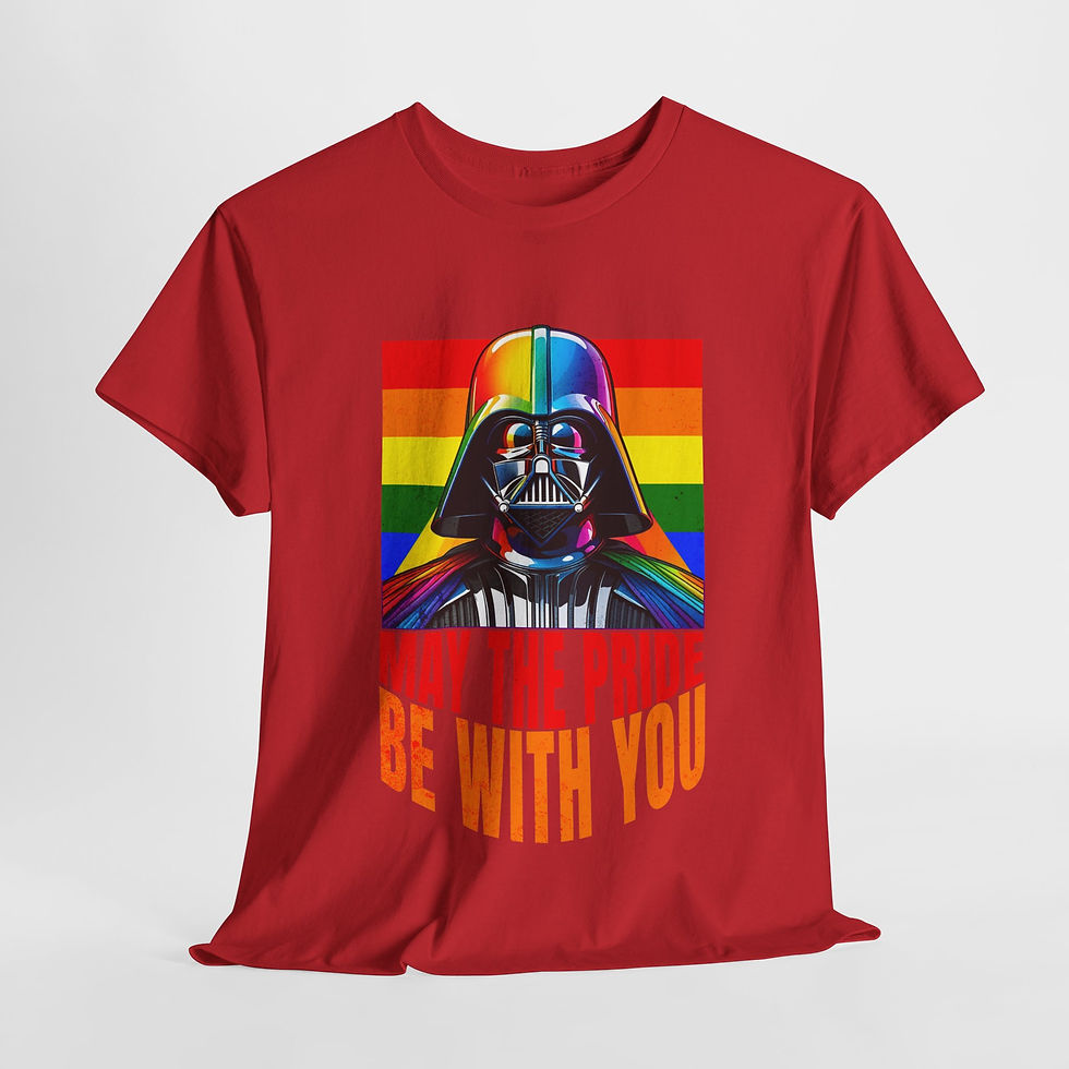 Thumbnail: Rainbow LGBTQ Pride Shirt Gay Pride Apparel Support Equality Darth Vader 