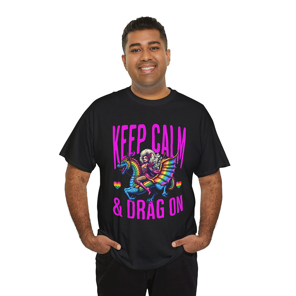 Thumbnail: Rainbow LGBTQ Pride Shirt Gay Pride Apparel Support Equality Keep Calm Drag On