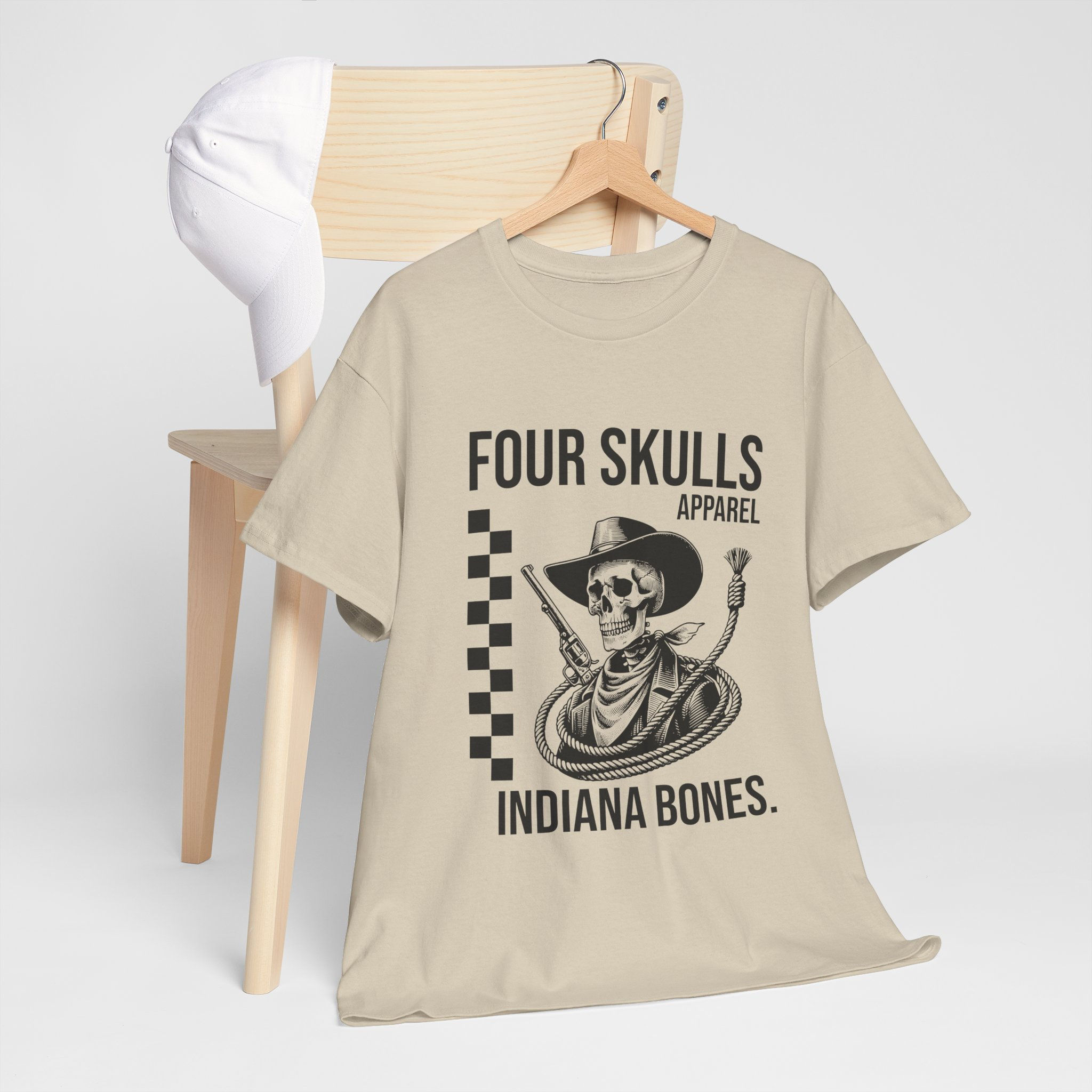 Four Skulls Apparel AdventureExploration Apparel Skeletons Merch Grave Parody