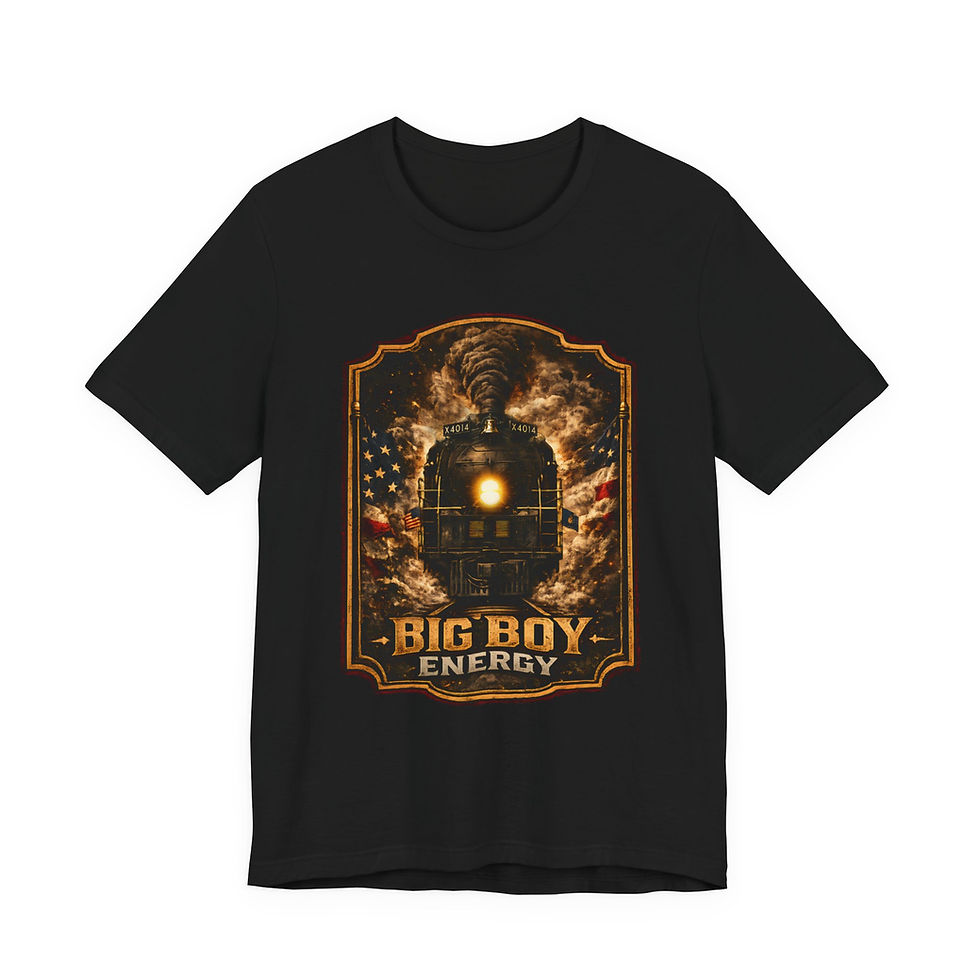 Thumbnail: BIG BOY 4014, BIG BOY PATRIOTIC, PATRIOTIC, TRAIN MERCH, RAILROAD GIFTS 