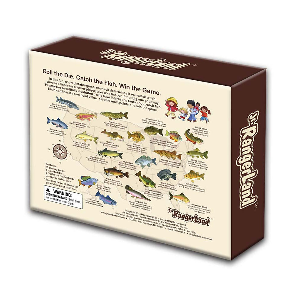 Thumbnail: Jr. Rangerland Fickle Fish Card and Dice Game