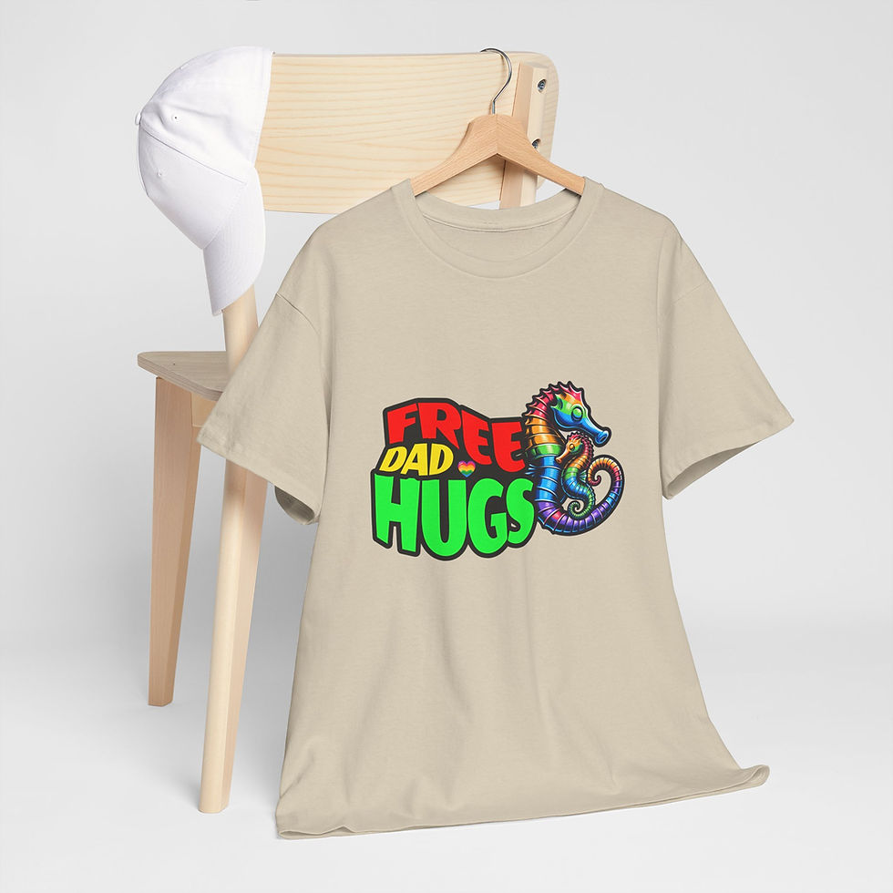 Rainbow LGBTQ Pride Shirt Gay Pride ApparelSupport Equality Free Dad Hugs 