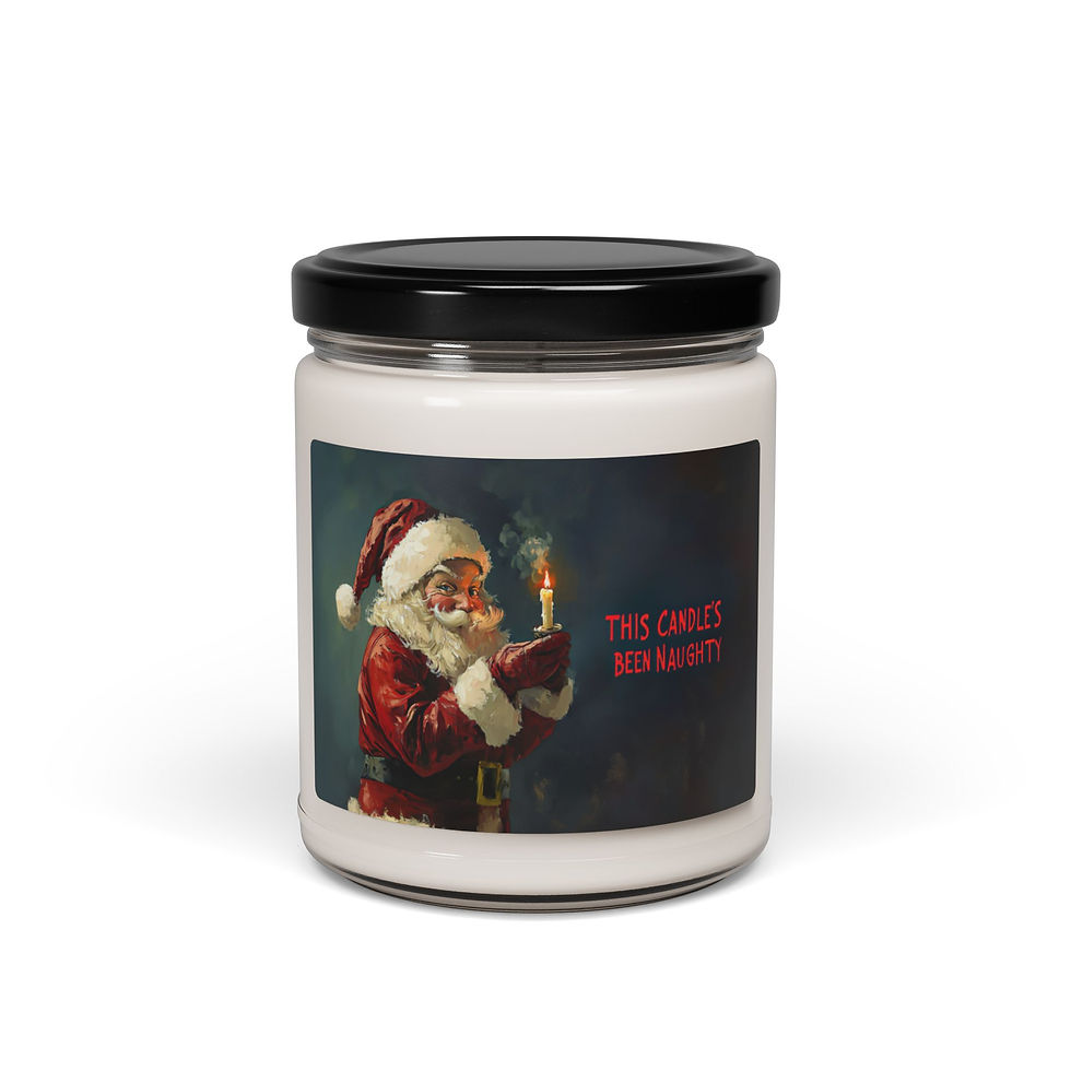 Thumbnail: Funny Santa Christmas Candle "This Candle's Been Naughty" 