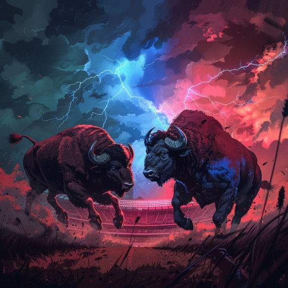 Graphic Digital Art, Sports, Football, Buffalo, Buffalo Football, Bills