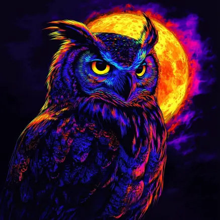 Graphic Digital Art, Birds, Bird, Bird Art, Wildlife, Owl, Owls, Owl Bird