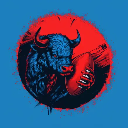 Graphic Digital Art, Sports, Football, Buffalo, Buffalo Football, Bills