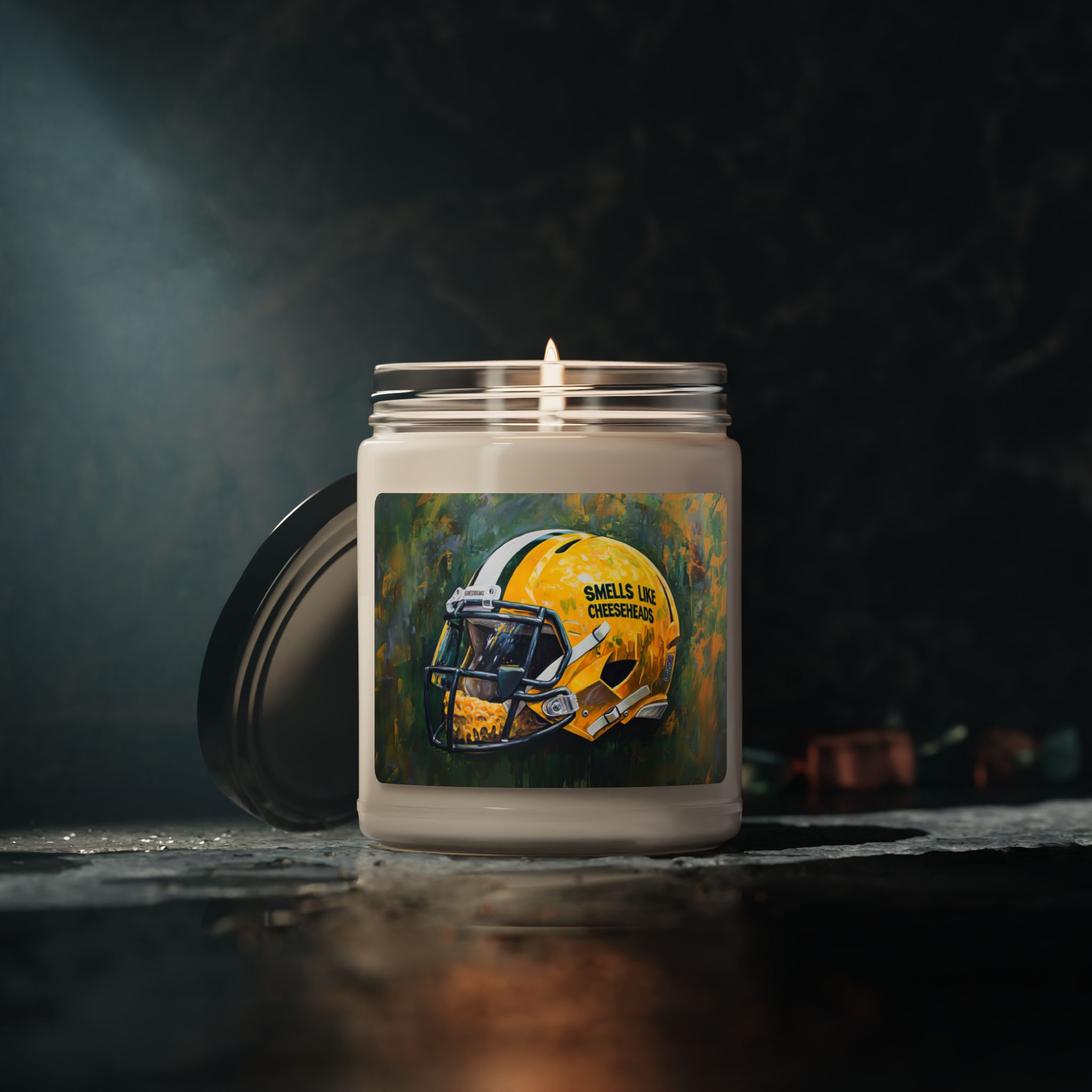 Green Bay Fans "Smells Like Cheeseheads" Candle