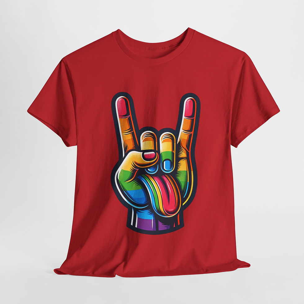 Thumbnail: Rainbow LGBTQ Pride Shirt Gay Apparel Support Equality Pride Rainbow Rok Hands 