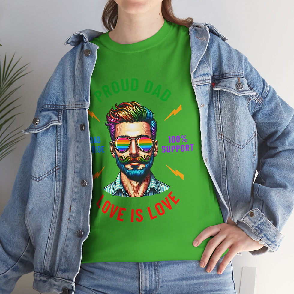 Thumbnail: Rainbow LGBTQ Pride Shirt Gay Pride Apparel Support Equality Pride Proud Dad 