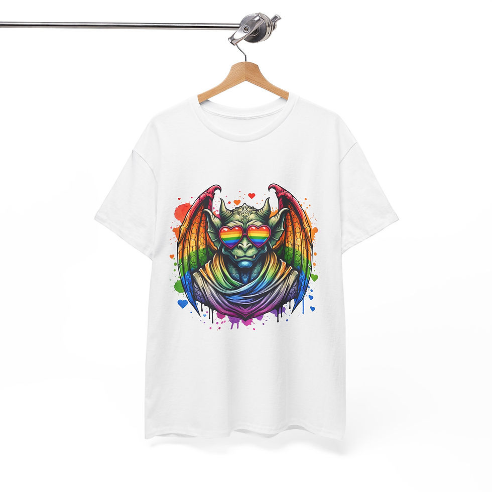 Thumbnail: Rainbow LGBTQ Pride Shirt Gay Pride Apparel Support Equality Pride Gargoyle 