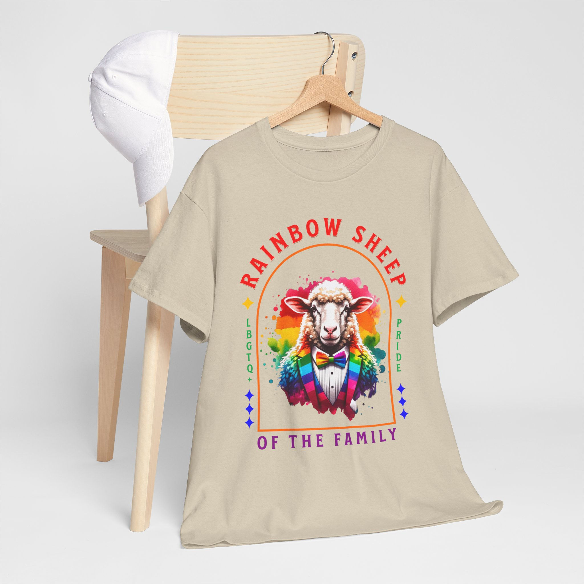 Rainbow LGBTQ Pride Shirt Gay Pride Apparel Support Equality Rainbow Sheep 
