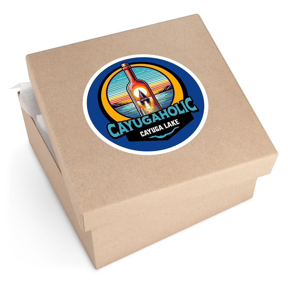 Thumbnail: Premium Vinyl Art Sticker by Miley Jade, Durable and Water Resistant, Cayuga 