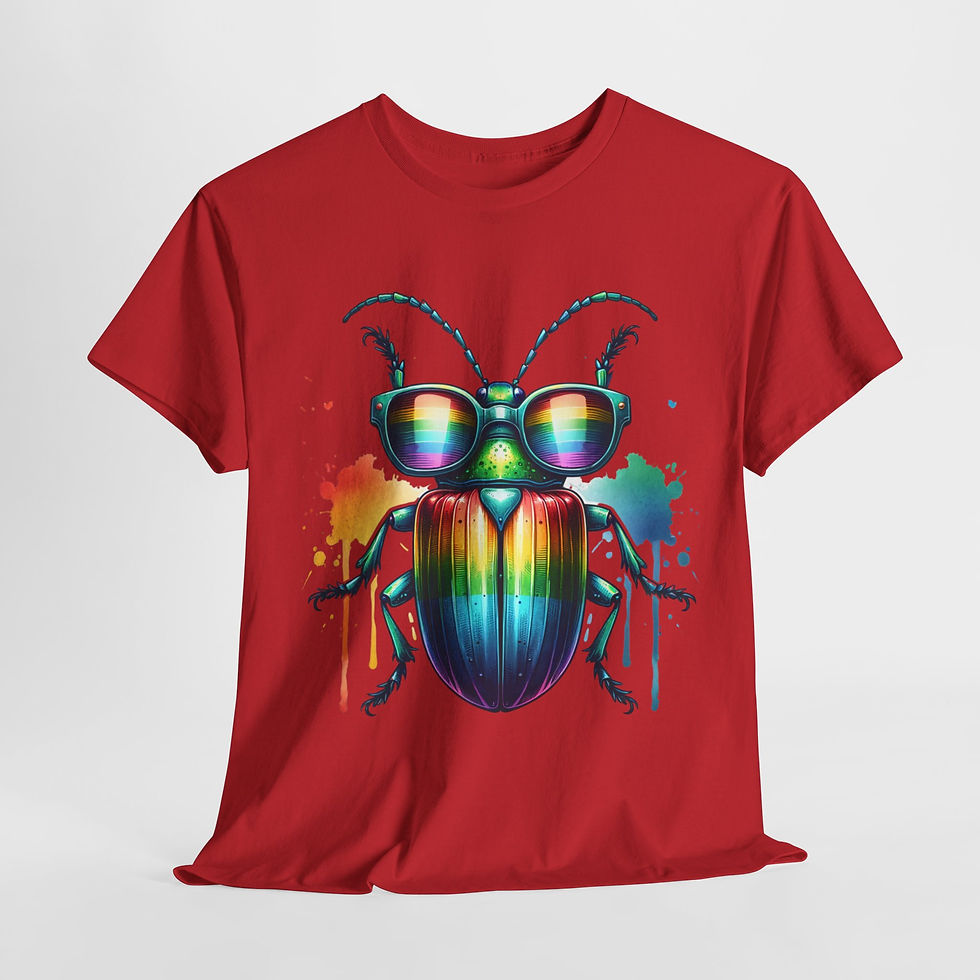 Thumbnail: Rainbow LGBTQ Pride Shirt Gay Pride Apparel Support Equality Pride Beetle