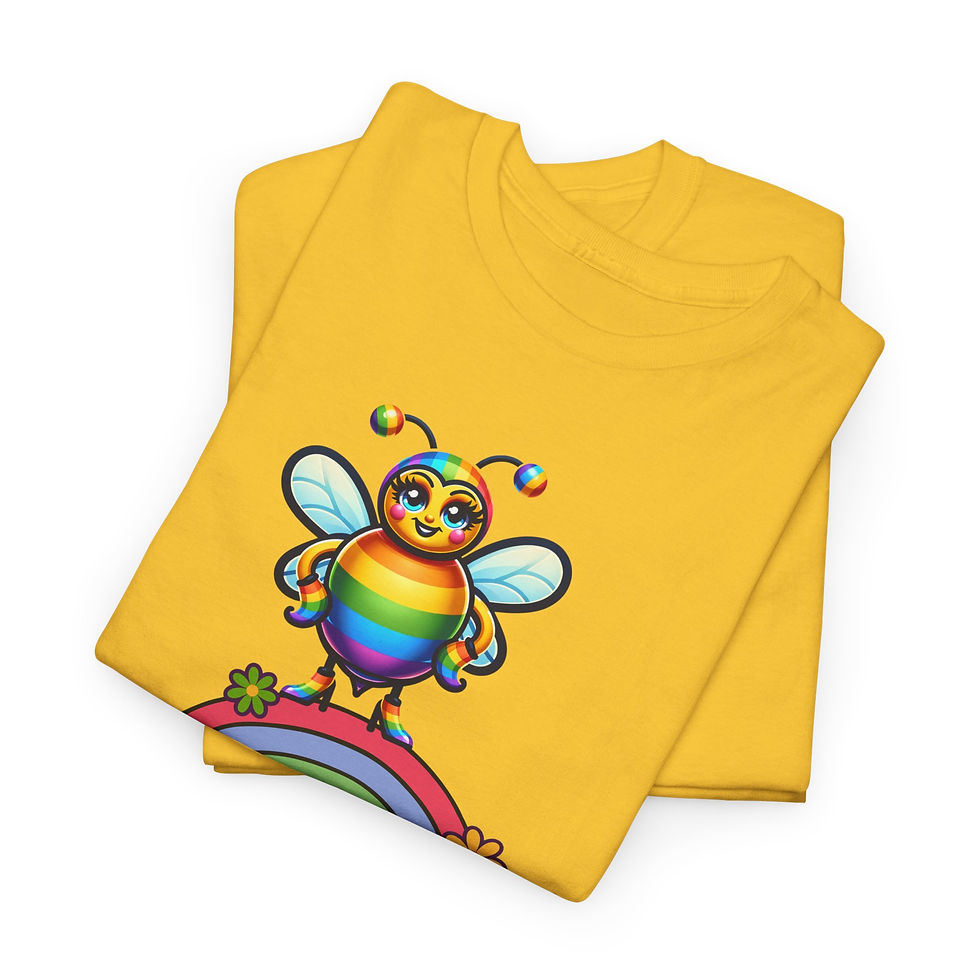 Thumbnail: Rainbow LGBTQ Pride Shirt Gay Pride Apparel Support Equality Bee You 