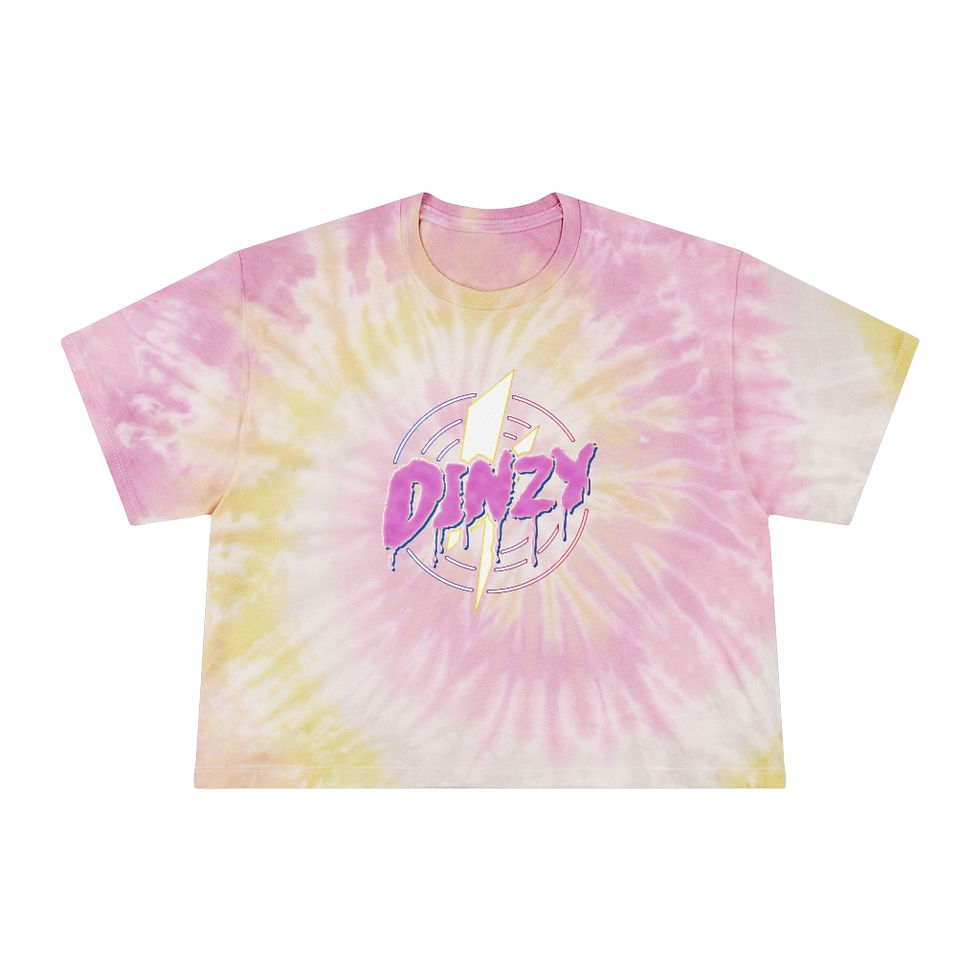Dinzy Tie-Dye Crop Tee