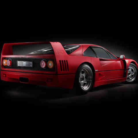 1990 Ferrari F40 rear hero shot