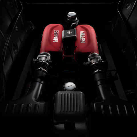 2004 Ferrari 360 Challenge Stradale engine detail
