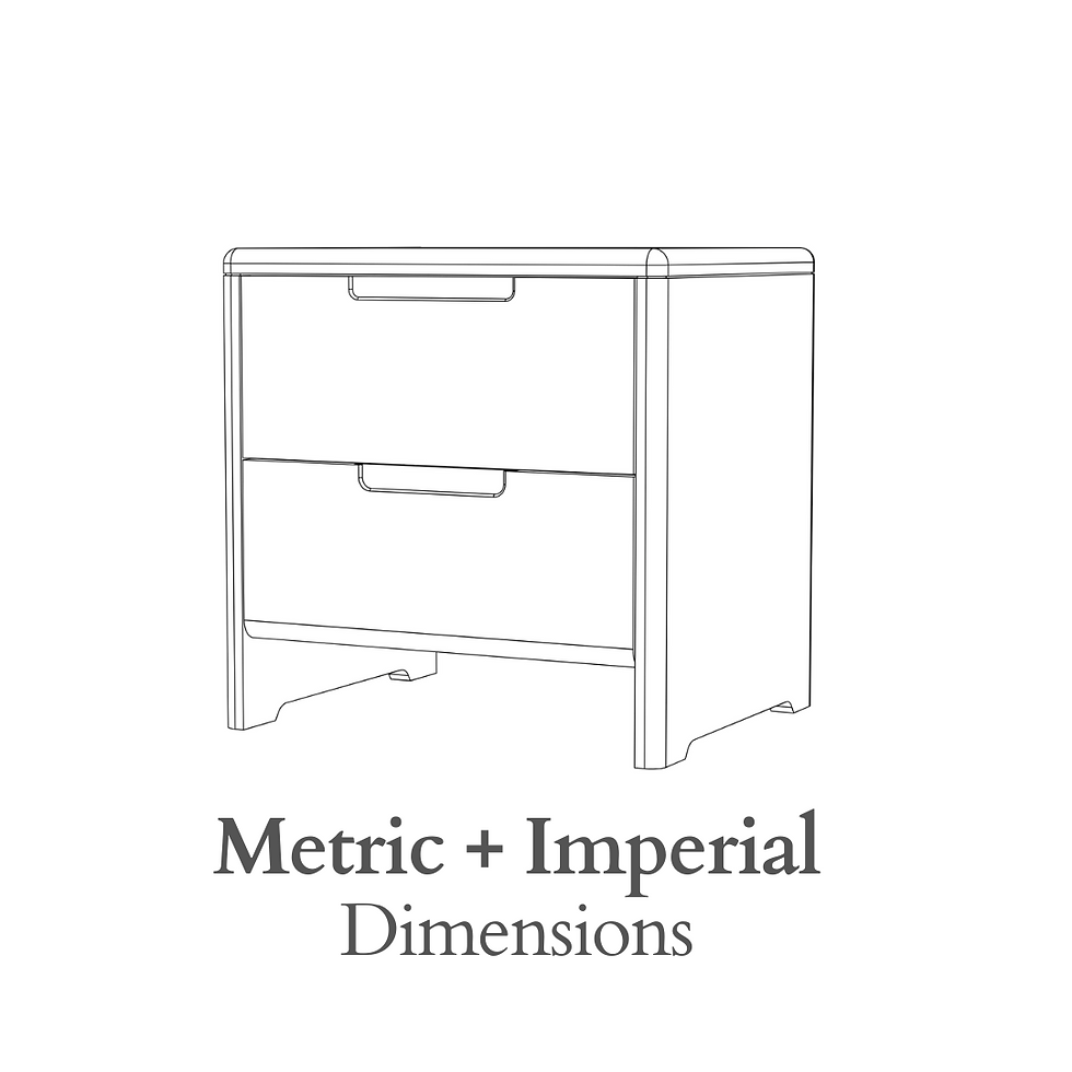 Thumbnail: Modern Minimalist Nightstand Woodworking Plans | Recessed Drawer Pull (PDF)