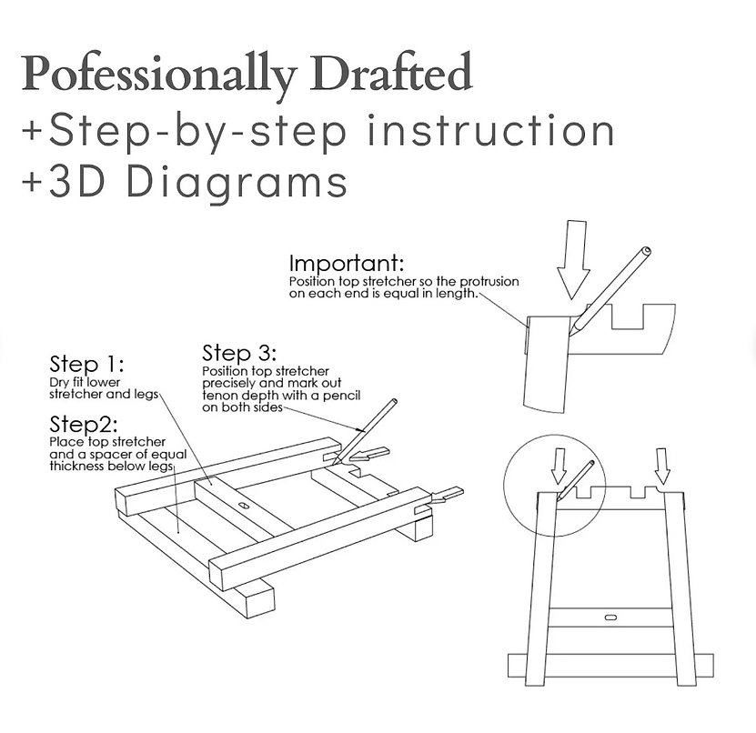 Tala Bench Woodworking Plans PDF - Image 7