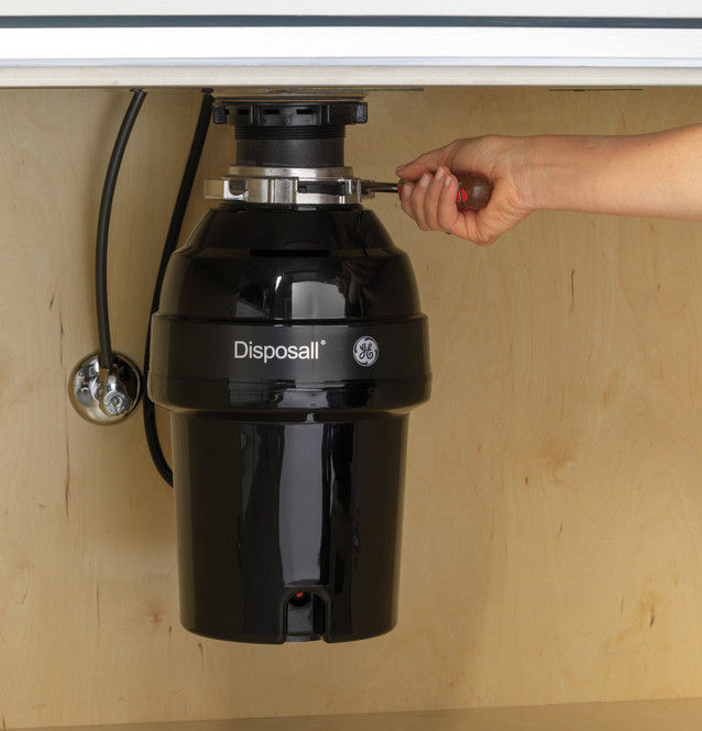 Thumbnail: GE DISPOSALL® 1 HP Continuous Feed Garbage Disposer Non-Corded
