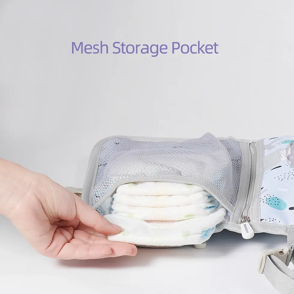 Thumbnail: Baby Changing Station Clutch — Waterproof with Diaper Storage