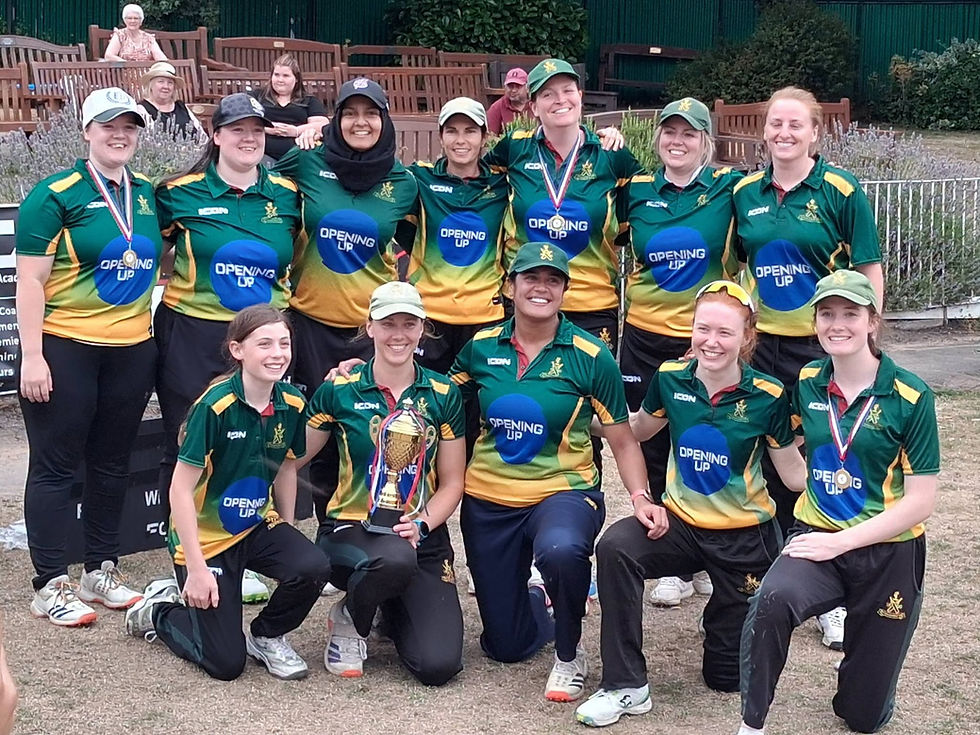Sunday 2nd August - Sefton Women win 30 Over Competition