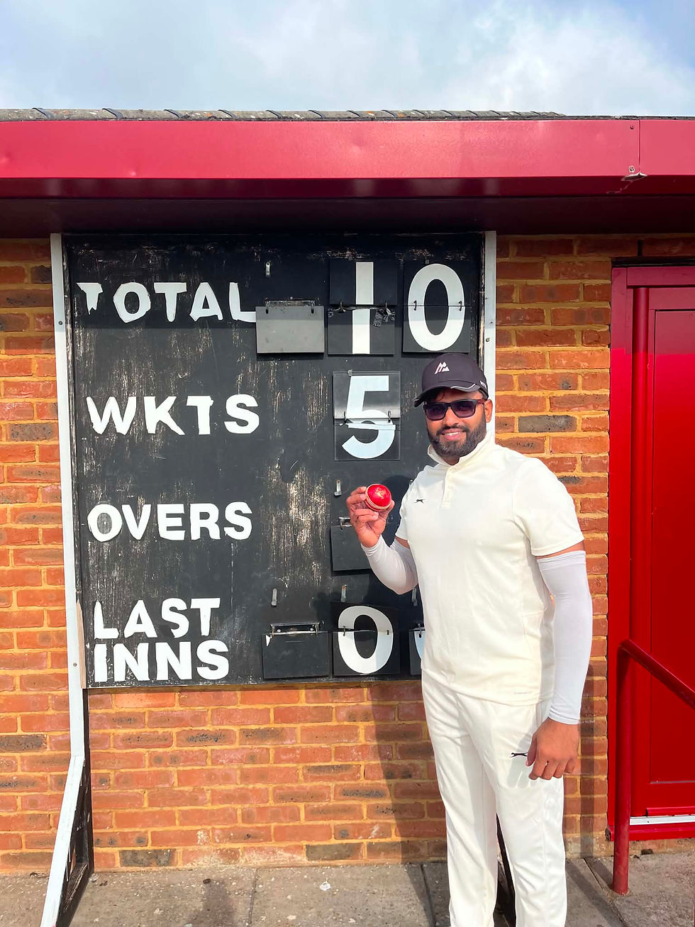 Josemon Vinct took 5-10 - his first five for for Sefton Park