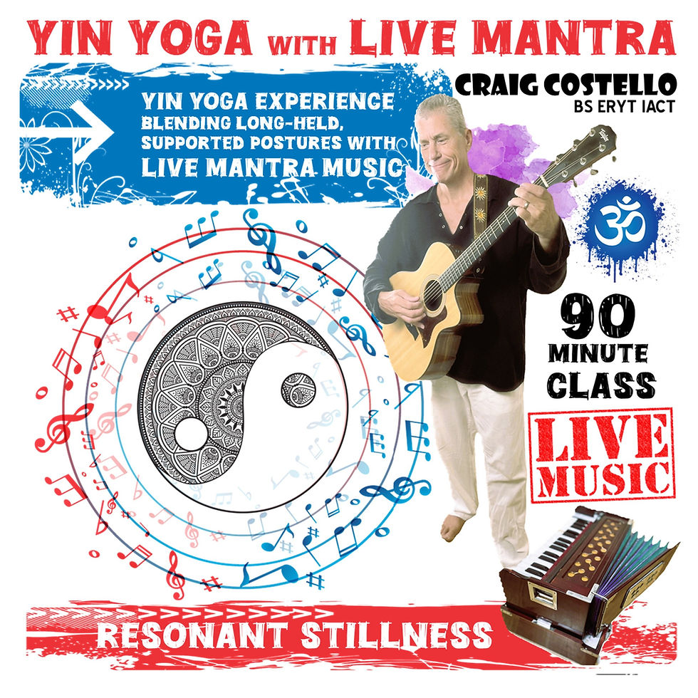 Yin Yoga With Live Mantra Music