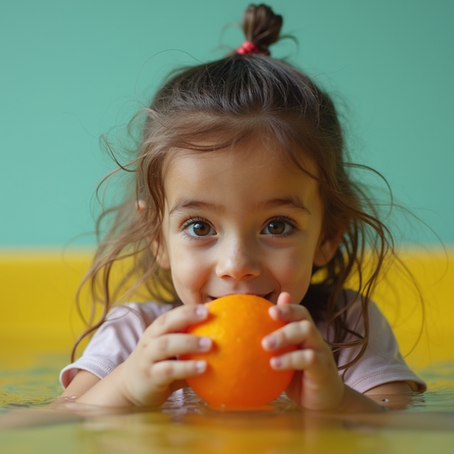 Crianças participando de uma atividade de musicalização infantil com instrumentos