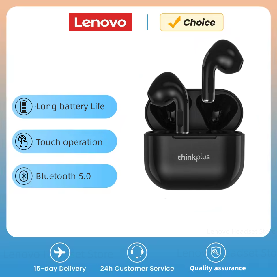 Original Lenovo LP40 wireless headphones TWS Bluetooth Earphones Touch Control S
