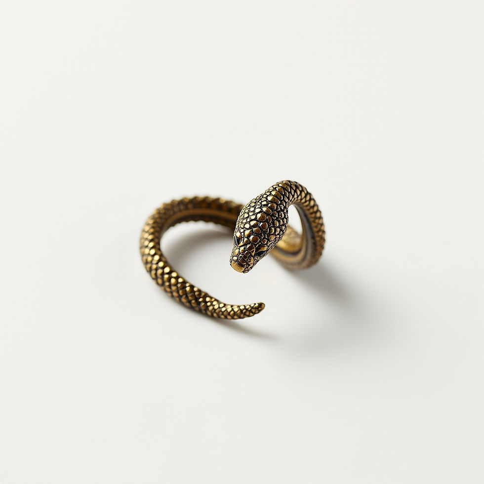 Coiled Serpent Ring