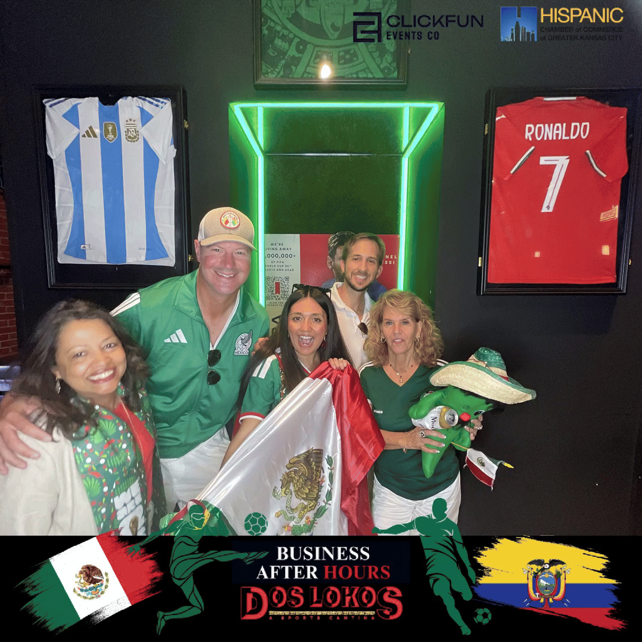 Bringing the Community Together at the Business After Hours Watch Party at Dos Lokos