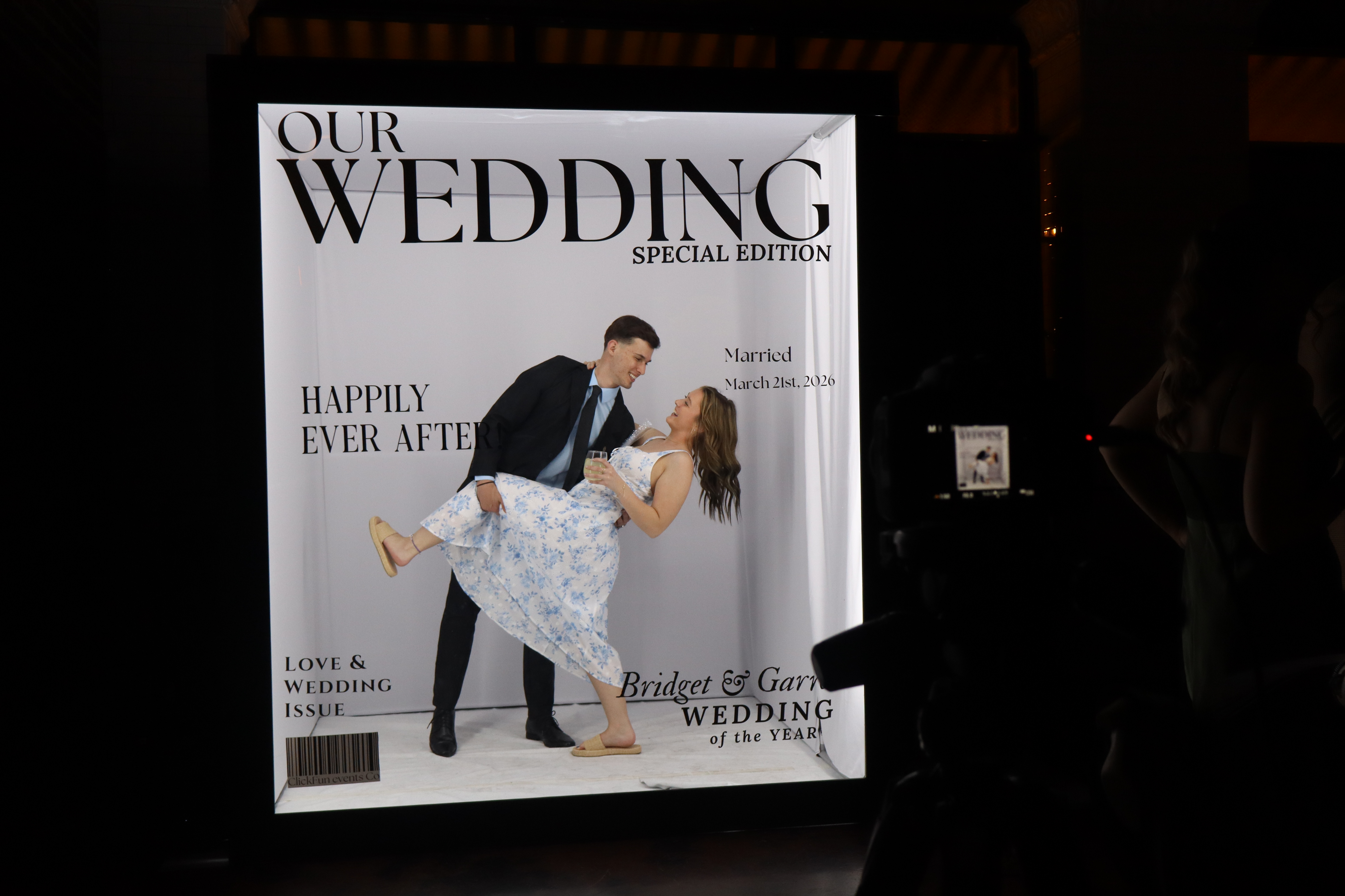 Magazine Cover Box Booth in Kansas City: When Your Photo Booth Becomes Part of the Setup