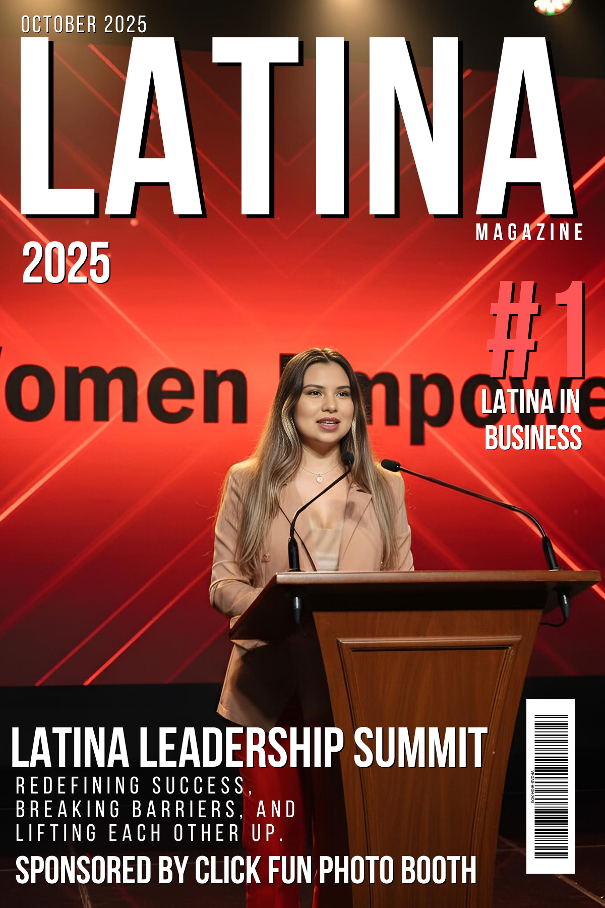 Click Fun Photo Booth Sponsors the Latina Leadership Summit with an AI Print Photo Booth Experience