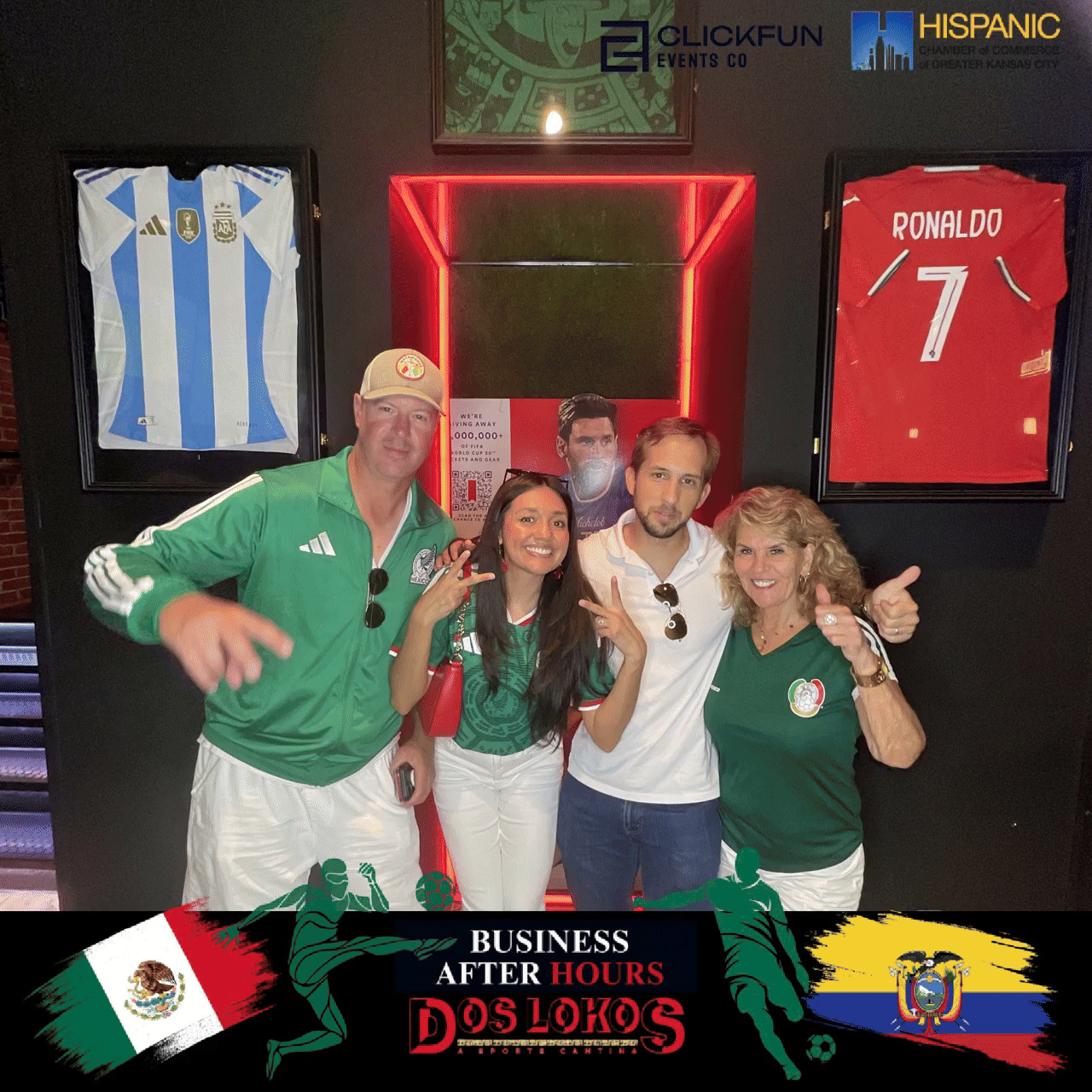 Bringing the Community Together at the Business After Hours Watch Party at Dos Lokos