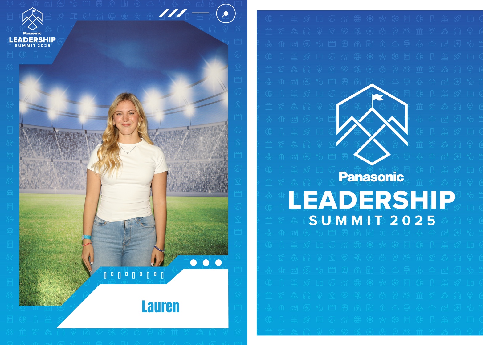 Click Fun Photo Booth Creates AI Trading Card Experience at the Panasonic Leadership Summit