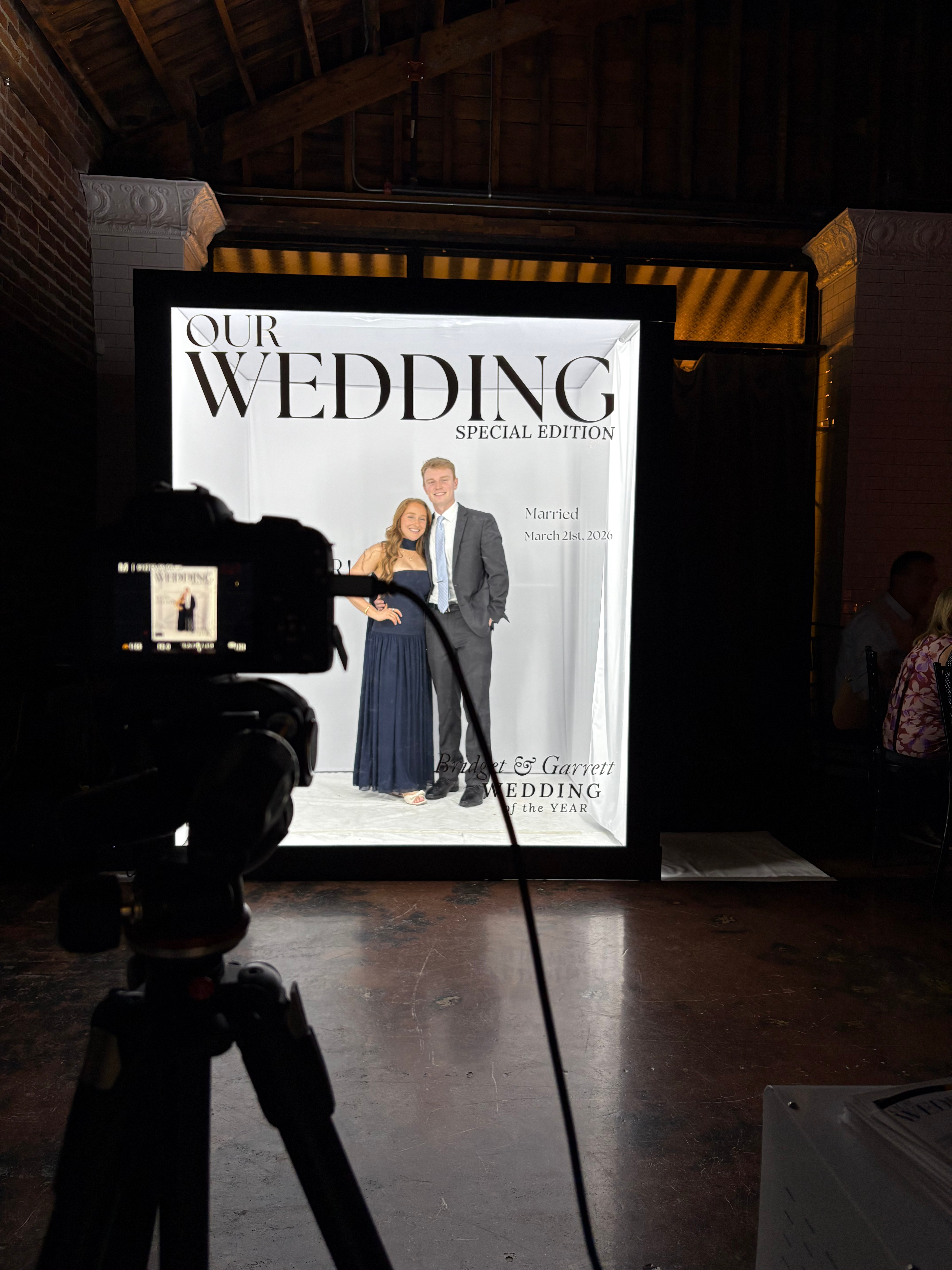 Magazine Cover Box Booth in Kansas City: When Your Photo Booth Becomes Part of the Setup