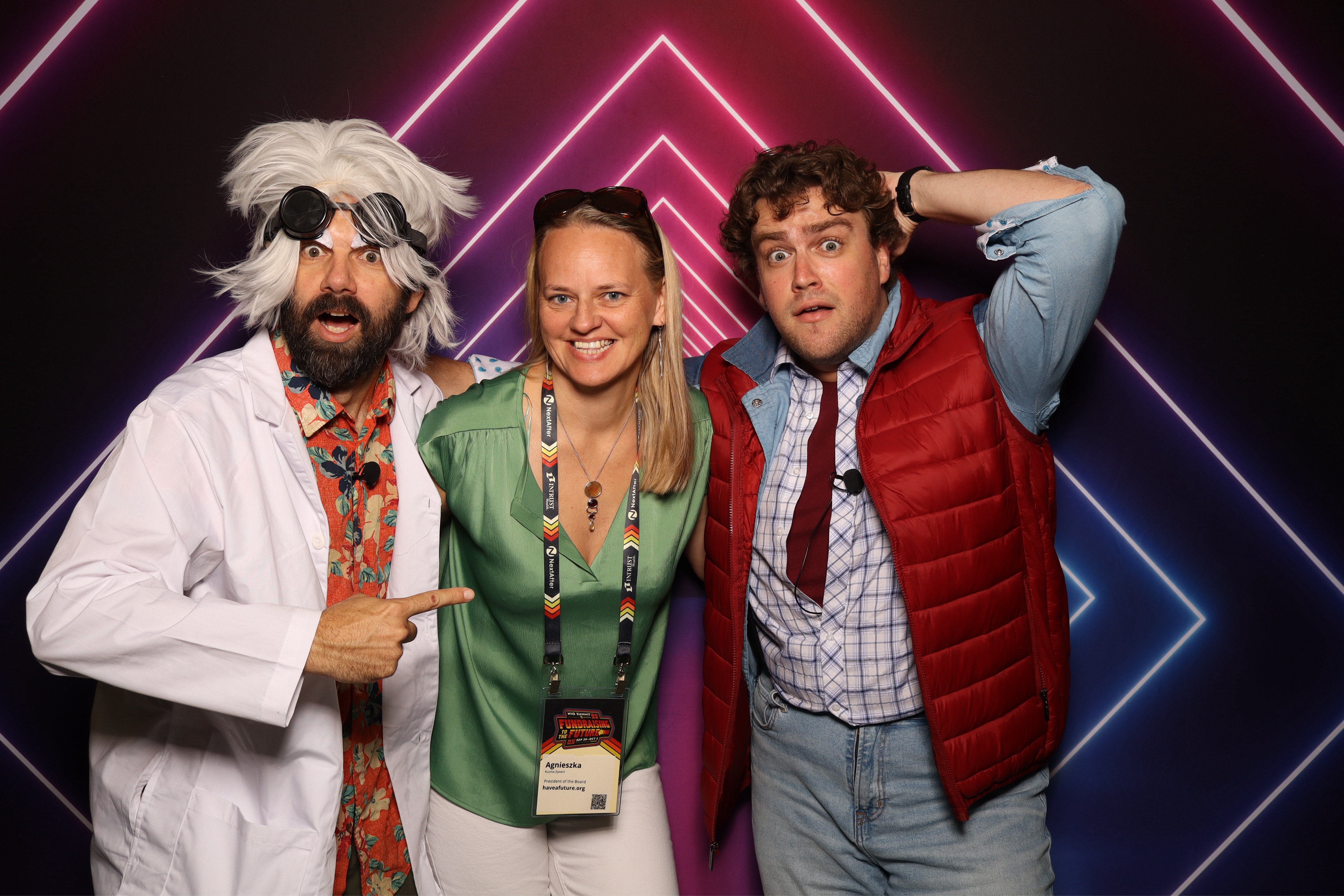 Click Fun Photo Booth Takes NextAfter’s Fundraising Summit “Back to the Future”