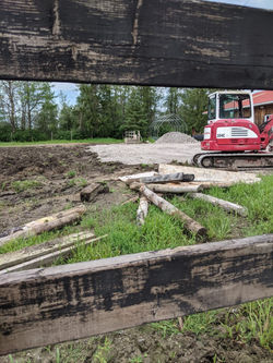 Construction of Tombstone Tack Shop Parking Lot