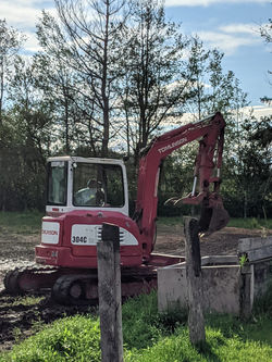 Construction of Tombstone Tack Shop Parking Lot