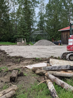 Construction of Tombstone Tack Shop Parking Lot