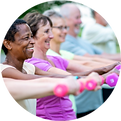 Group of Adults working out