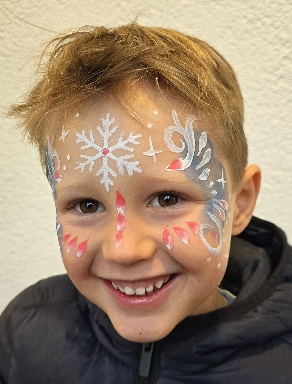 Elsa Junge Mädchen Prinzessin Kinderschminken Winter Weihnachten