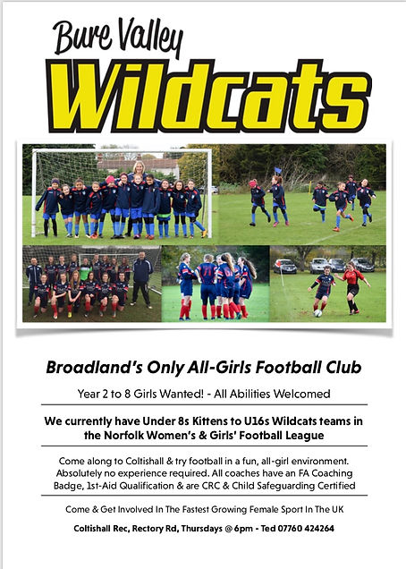 Bure Valley Wildcats Poster