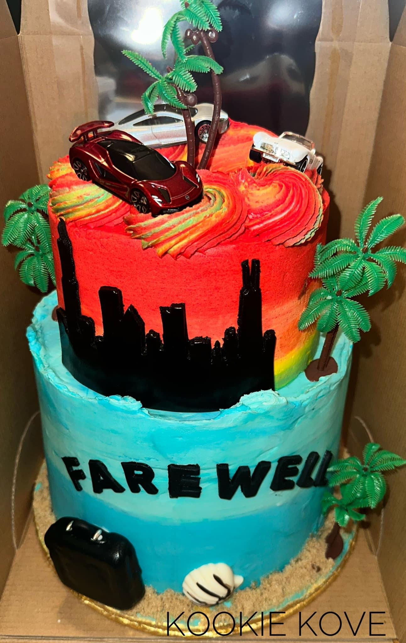 2-tiered cake